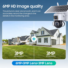 Load image into Gallery viewer, 2023 new INQMEGA UHD 3K 6MP Solar Camera Outdoor 4G Waterproof  Humanoid Security Tracking Camera PTZ Surveillance CCTV Cam for Farm（538））