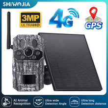 Load image into Gallery viewer, INQMEGA 4G 4MP PIR Motion Activated Trigger Time Night Vision IP66 Hunting Trail Wildlife Battery Solar Camera Forest