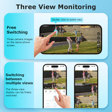 Load image into Gallery viewer, INQMEGA AOV 9MP Solar Camera 4G SIM Thress Screen WIFI Wireless Outdoor Security PTZ Camera 7/24 Hour Video Recording UBOXPRO