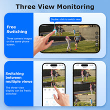 Load image into Gallery viewer, Triple Len 24/7 Full Time Recording AOV 4G Solar Camera PIR Human Tracking Area Detect AI Camera GSM IP66 New Gen Network Camera