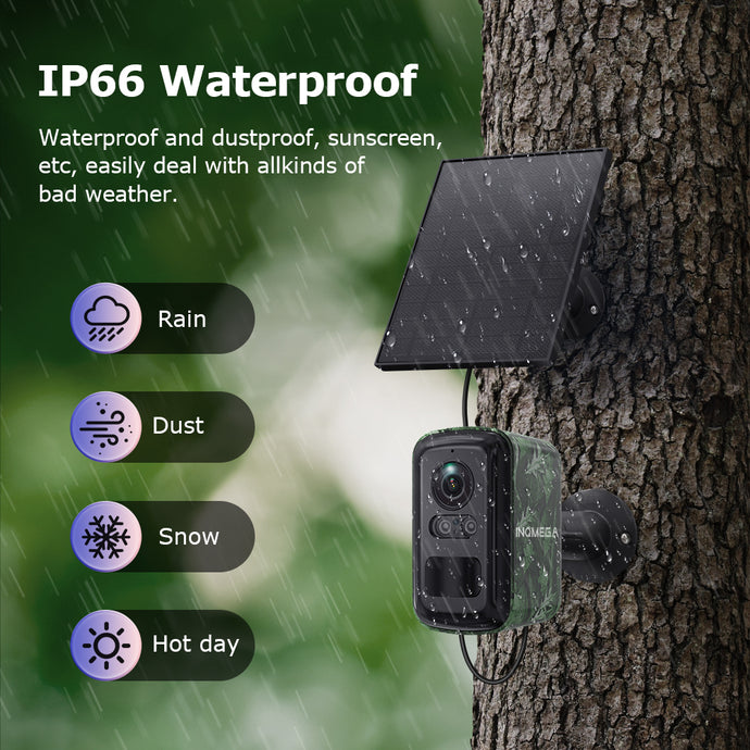 INOMGEA UBox Mini Hidden Solar Battery AI Camera 4G Wifi IP Waterproof Smart Home Wifi 4G Installation Hidden Security Camera