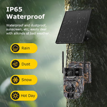 Load image into Gallery viewer, INQMEGA 12MP Solar Powered Camera 60X Optical + Digital Zoom Hunting Forest Camera Animal Activated Trigger Time Night Vision