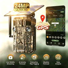 Load image into Gallery viewer, INQMEGA 24MP Hunting Camera LI Battery Outdoor 950nm Night Vision Dual-Lens Hunting Camera App Control Live Ucon APP for Forest