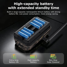 Load image into Gallery viewer, INQMEGA 24MP Hunting Camera LI Battery Outdoor 950nm Night Vision Dual-Lens Hunting Camera App Control Live Ucon APP for Forest