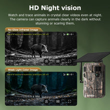 Load image into Gallery viewer, INQMEGA 24MP Hunting Camera LI Battery Outdoor 950nm Night Vision Dual-Lens Hunting Camera App Control Live Ucon APP for Forest