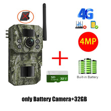 Load image into Gallery viewer, INQMEGA4G 2K 5MP PIR Motion Activated  Trigger Time Night Vision IP66 Hunting Trail Wildlife Battery Solar Camera Forest