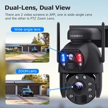 Load image into Gallery viewer, 4K 50X 8MP Wireless Solar Camera 4G Sim Outdoor Dual Lens Wifi IP Camera PIR Night Vision Ubox CCTV Security Protection