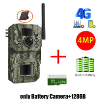Load image into Gallery viewer, INQMEGA4G 2K 5MP PIR Motion Activated  Trigger Time Night Vision IP66 Hunting Trail Wildlife Battery Solar Camera Forest