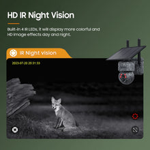 Load image into Gallery viewer, INQMEGA 5MP 4MP WIFI Wireless PTZ Solar Camera 4G SIM With Solar Panel Two Way Audio Security Protection CCTV Camera Battery Cam