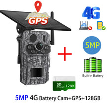 Load image into Gallery viewer, INQMEGA4G 2K 5MP PIR Motion Activated  Trigger Time Night Vision IP66 Hunting Trail Wildlife Battery Solar Camera Forest