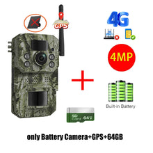 Load image into Gallery viewer, INQMEGA4G 2K 5MP PIR Motion Activated  Trigger Time Night Vision IP66 Hunting Trail Wildlife Battery Solar Camera Forest