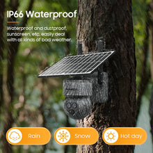Load image into Gallery viewer, INQMEGA 8MP 4G SIM Card / WIFI Solar Camera Outdoor Security Protection CCTV Recording Humanoid Dection in Forest / Farm