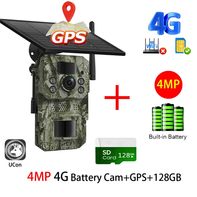 Hunting Trail Camera 5MP Night Vision Wildlife Camera With Motion Activated Outdoor Trail Cam Trigger Wildlife Scouting in Fores