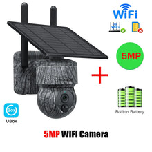 Load image into Gallery viewer, INQMEGA 5MP 4MP WIFI Wireless PTZ Solar Camera 4G SIM With Solar Panel Two Way Audio Security Protection CCTV Camera Battery Cam