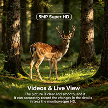 Load image into Gallery viewer, 4G Cellular 4MP 2K Battery Solar PIR Motion Activated Wildlife Hunting Trail Camera IP65 Outdoor Night Vision No Red Exposure