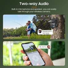 Load image into Gallery viewer, INQMEGA 5MP 4MP WIFI Wireless PTZ Solar Camera 4G SIM With Solar Panel Two Way Audio Security Protection CCTV Camera Battery Cam