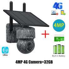 Load image into Gallery viewer, INQMEGA 5MP 4MP WIFI Wireless PTZ Solar Camera 4G SIM With Solar Panel Two Way Audio Security Protection CCTV Camera Battery Cam