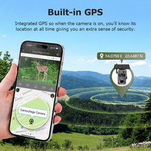 Load image into Gallery viewer, INQMEGA4G 2K 5MP PIR Motion Activated  Trigger Time Night Vision IP66 Hunting Trail Wildlife Battery Solar Camera Forest