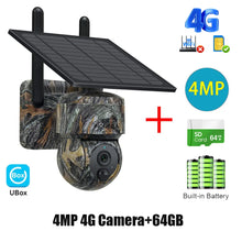 Load image into Gallery viewer, INQMEGA 5MP 4G / WIFI Solar Wireless Security Camera Outdoor Solar Monitor Camera Night Vision Color Camera PIR Detection Cam