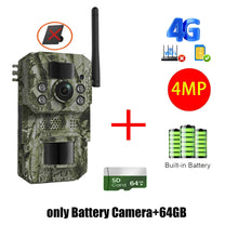 Load image into Gallery viewer, INQMEGA4G 2K 5MP PIR Motion Activated  Trigger Time Night Vision IP66 Hunting Trail Wildlife Battery Solar Camera Forest