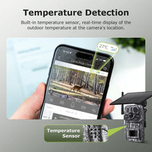 Load image into Gallery viewer, INQMEGA4G 2K 5MP PIR Motion Activated  Trigger Time Night Vision IP66 Hunting Trail Wildlife Battery Solar Camera Forest