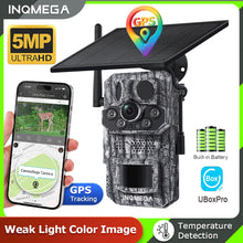 Load image into Gallery viewer, 4G Cellular 4MP 2K Battery Solar PIR Motion Activated Wildlife Hunting Trail Camera IP65 Outdoor Night Vision No Red Exposure