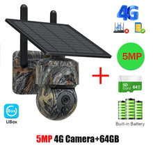 Load image into Gallery viewer, INQMEGA 5MP 4G / WIFI Solar Wireless Security Camera Outdoor Solar Monitor Camera Night Vision Color Camera PIR Detection Cam