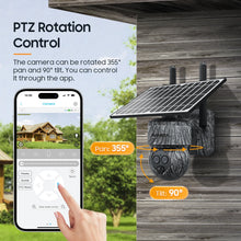 Load image into Gallery viewer, INQMEGA 8MP 4G SIM Card / WIFI Solar Camera Outdoor Security Protection CCTV Recording Humanoid Dection in Forest / Farm