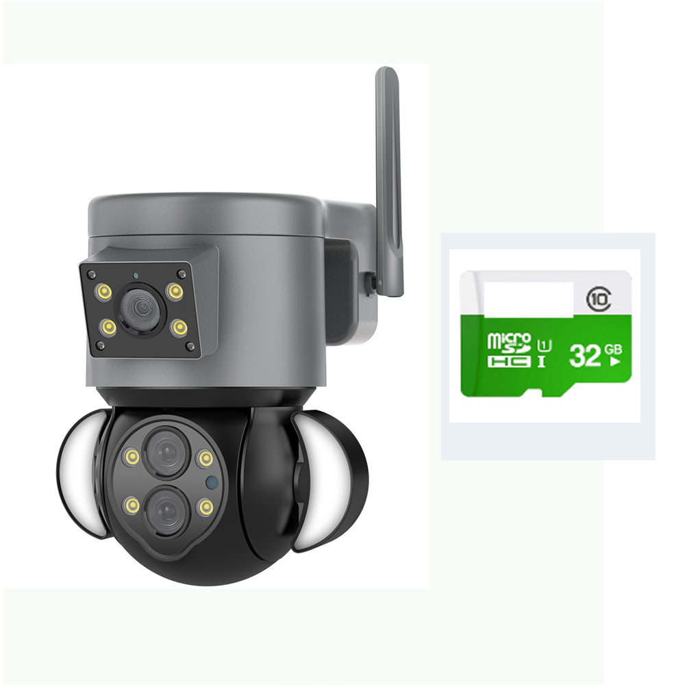 security protection camera surveillance exterieur sanBESDER-Caméra de  surveillance extérieure PTZ IP WiFi 4K 8MP/ICN2, dispositif de sécurité  domestique sans fil, avec n'aime x8 et poignées humaines, pour les touristes