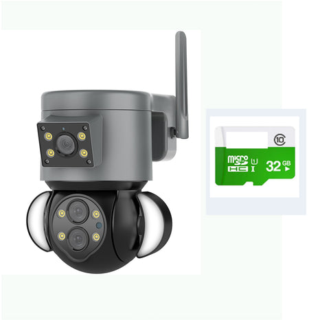2022 NEW 4MP 10X Surveillance Camera PTZ Outdoor Security Protection Kamera Dome Human Detection Cam Compatible WIFI and RJ45